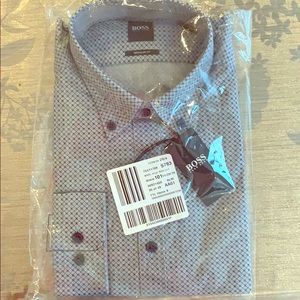 New Boss Hugo Boss Button Down Shirt Size L